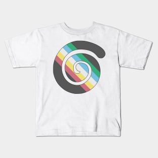 Crazy/Mad (Toki Pona, Disability Pride Flag) Kids T-Shirt